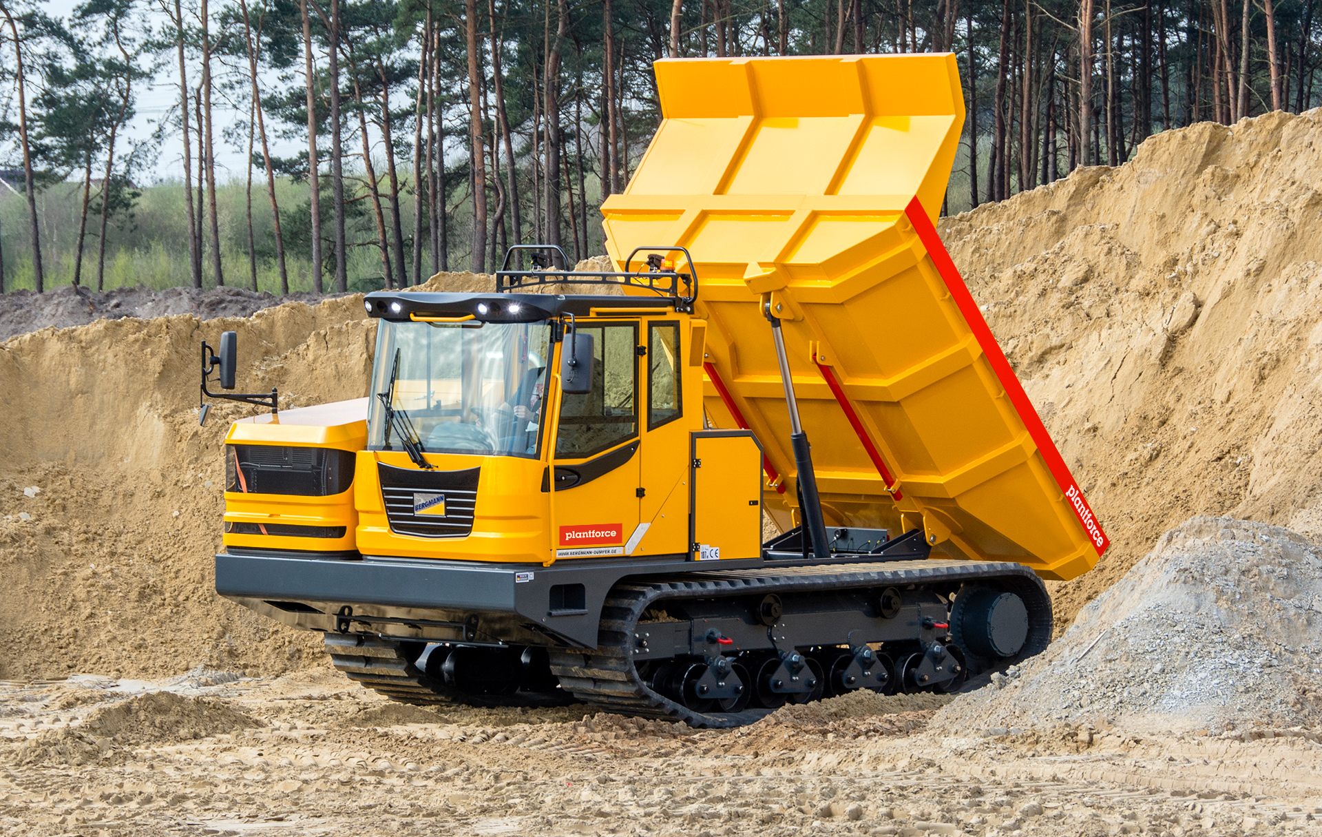 Plantforce Tracked Dumper Operating