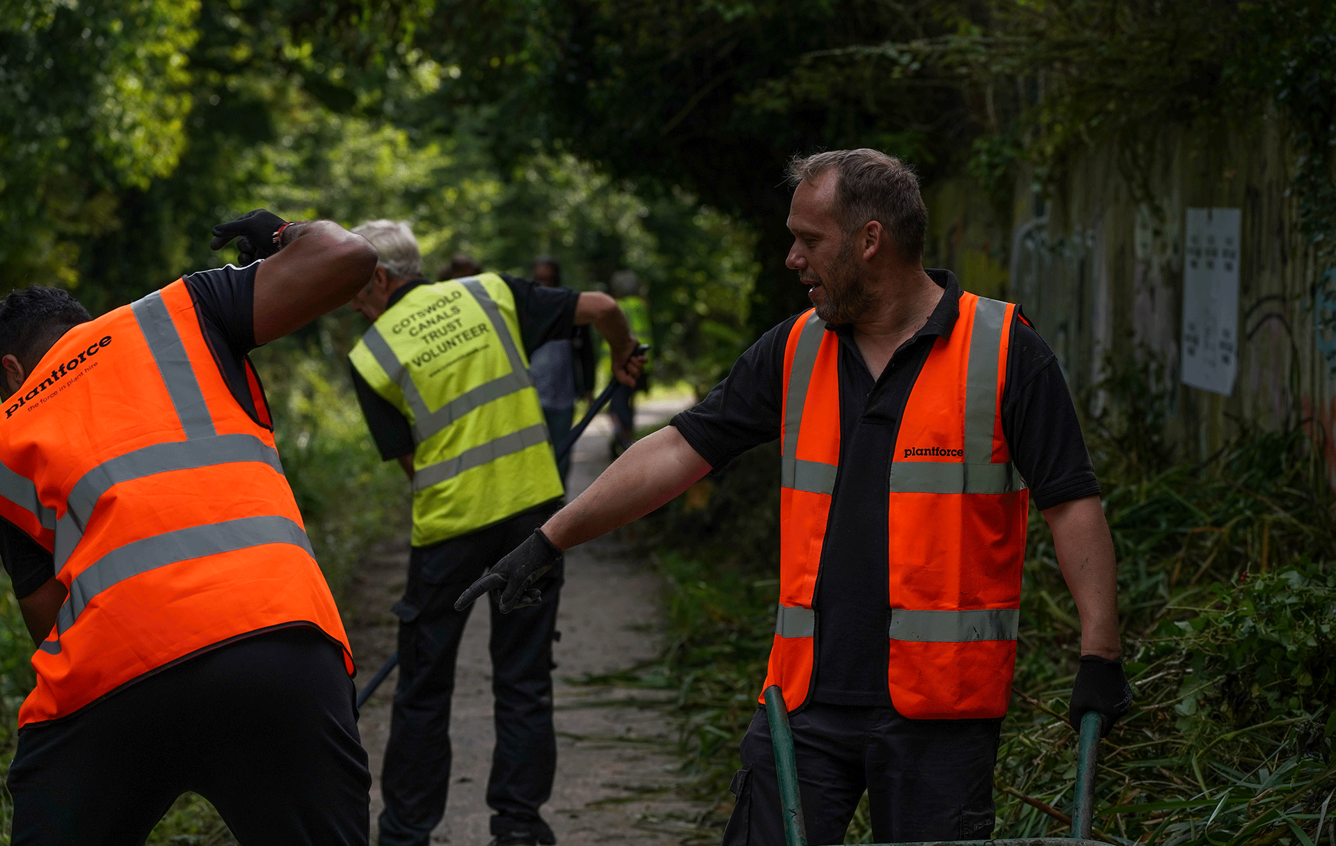 Plantforce Workers Volunteering