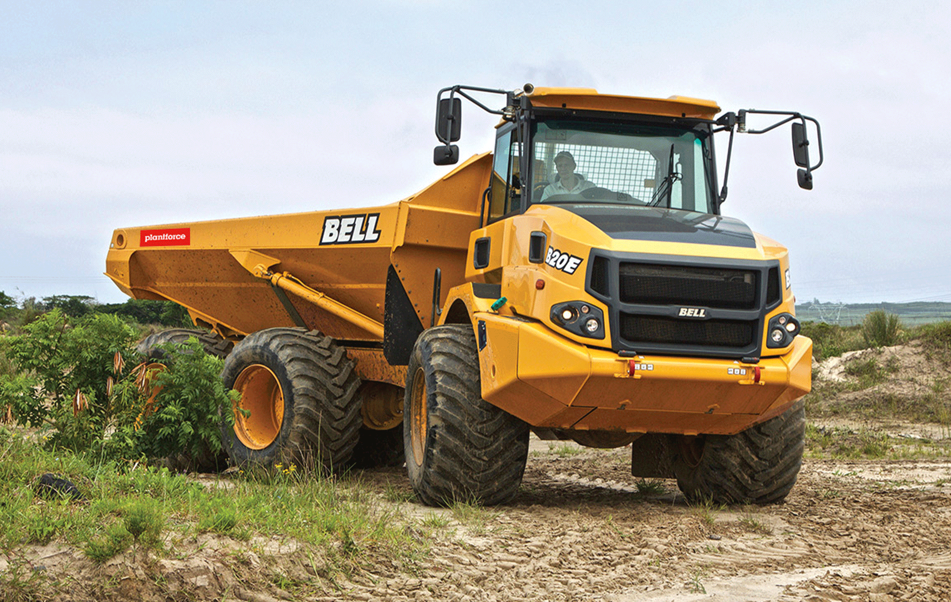 Bell-B20 In Use On Site