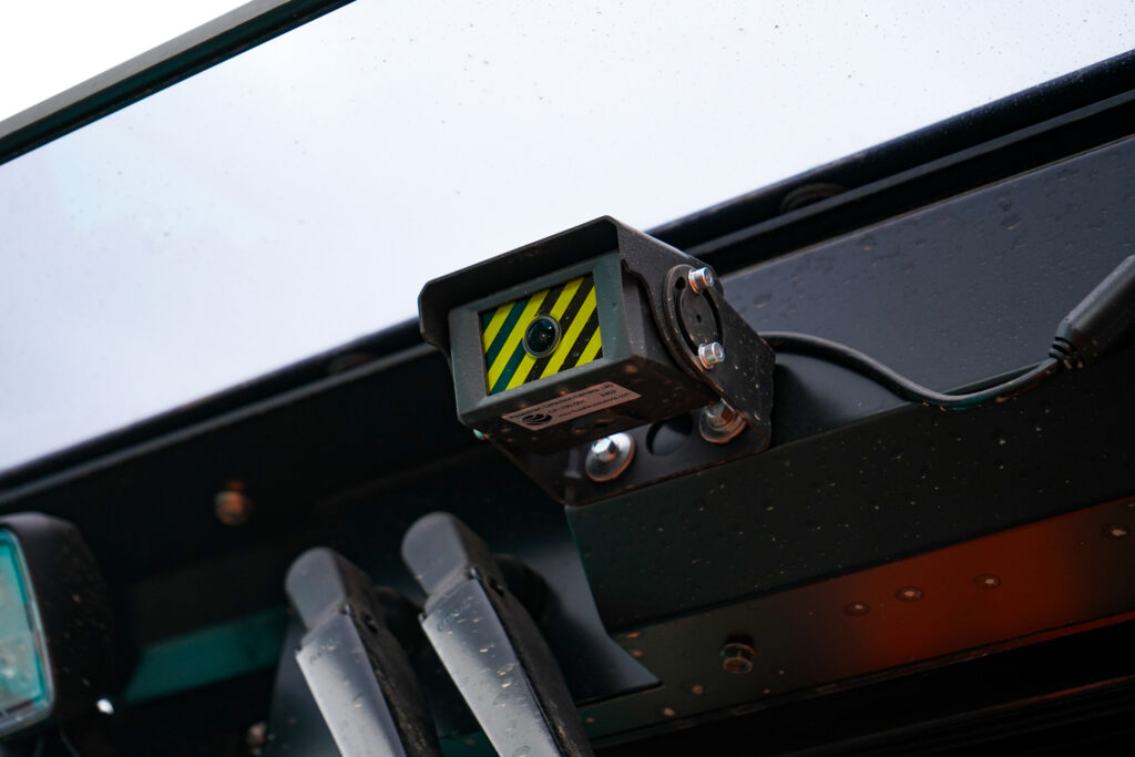 FTC Camera system installed on excavator